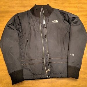 North Face moto bomber down jacket 550